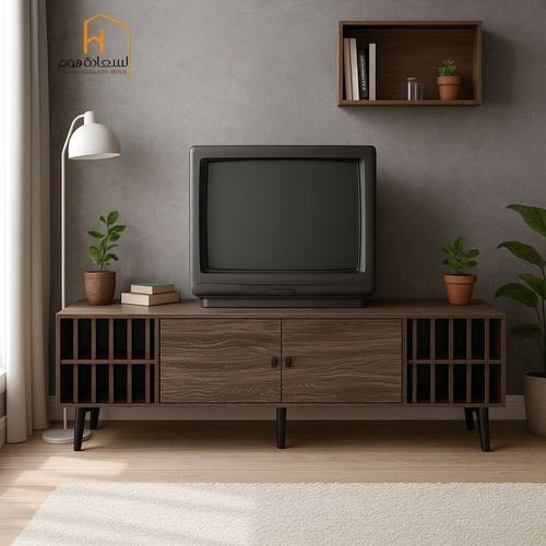 وحدة تلفزيون- 180×40×45 سم-بني
