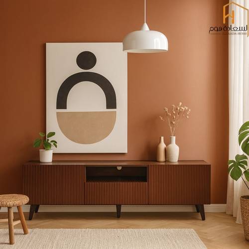 وحدة تلفزيون- 180×40×55سم- بني