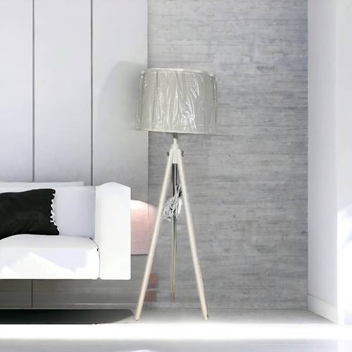 مصباح ارضى معدنى  ابيض 35×160 سم