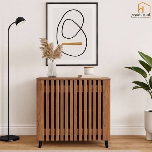 دولاب احذية متعدد الاستخدام-90*35*80-بني 