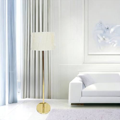 مصباح ارضى معدنى ذهبي 30×160 سم