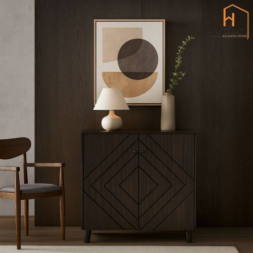  دولاب احذية 2باب -91*34*80-بني