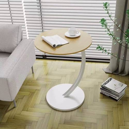  طاولة قهوه مفرد خشب-معدن 40×40-60سم