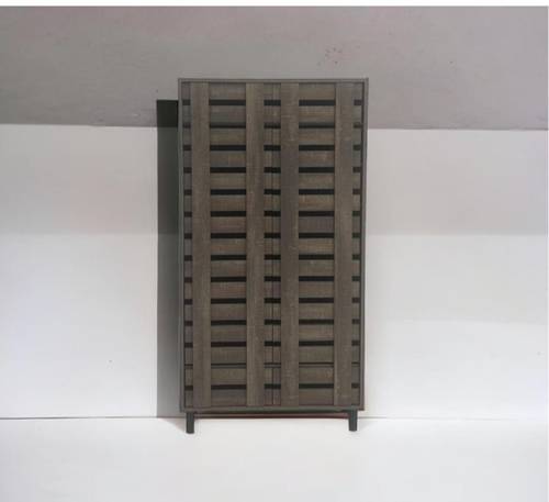 دولاب أحذية – رمادي – 170x80x33 سم
