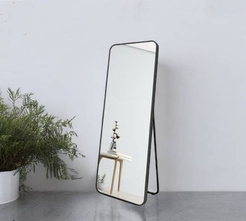 مرأة استاند اطار - اسود -62×167