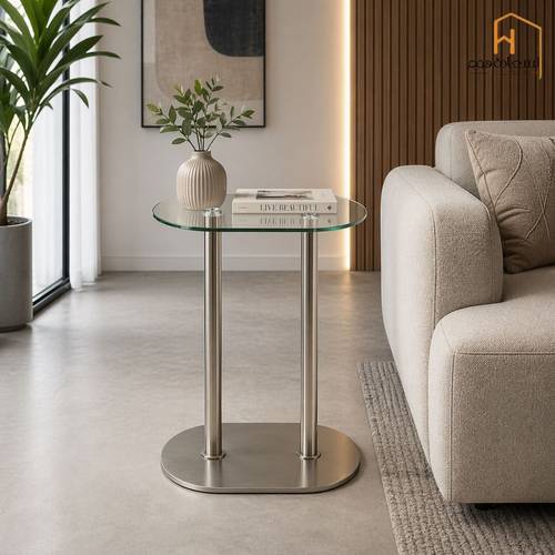 طاولة مفرد - سيلفر - 55*35*24 سم 