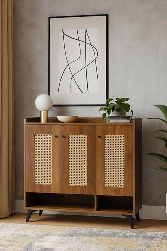دولاب أحذية متعدد الأغراض 100×33×94- بني