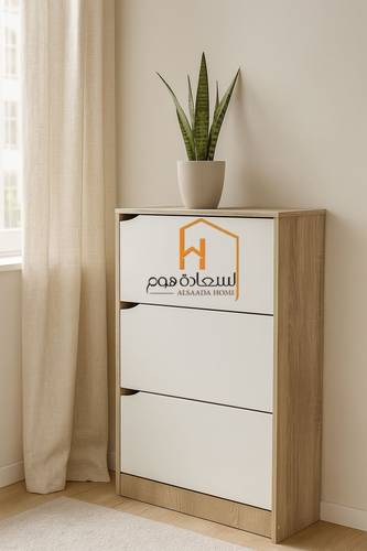  دولاب أحذية قلاب متعدد الأغراض 115*63*24 - ابيض