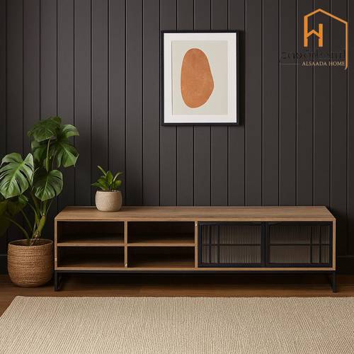 وحدة تلفزيون- 180×40×45 سم-بني 