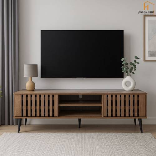 وحدة تلفزيون- 1.40×40×45سم- بني