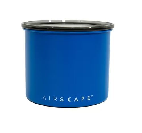 Airscape Classic Coffee Storage Canister 250 g -Matte Blue