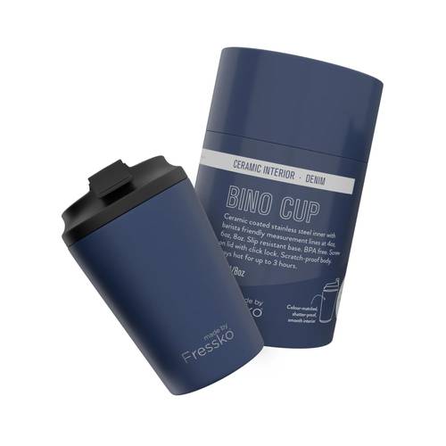 Fressko Ceramic Interior Reusable Cup - Denim