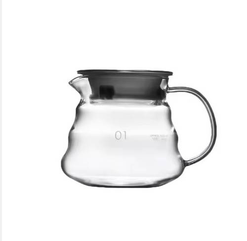Perito 100 V60 Glass Coffee Server 360 ml - Clear