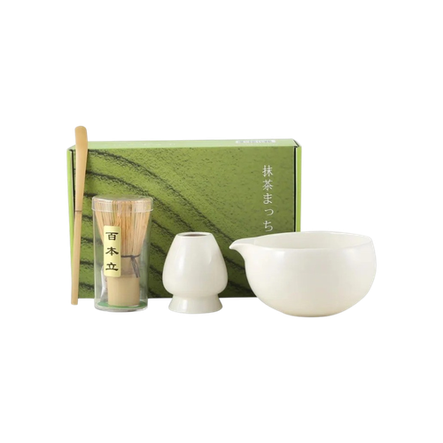 مجموعة  أدوات الماتشا -أبيض- 4 قطع WH 
