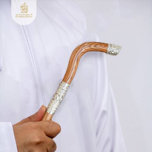 عصى عتم بفضة خالصة