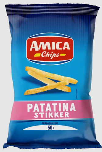 بطاطس ستيكر المملحة AMICA(50غرام)