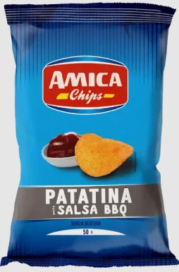 بطاطس بنكهة الشواءAMICA (100غرام)