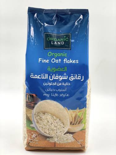 شوفان عضوي ناعم 1 كيلو