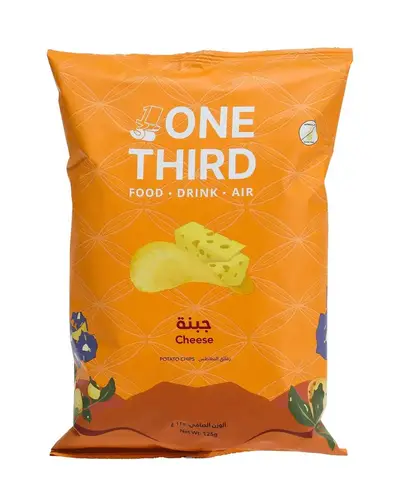 بطاطس ون ثيرد بنكهة الجبنه 125g