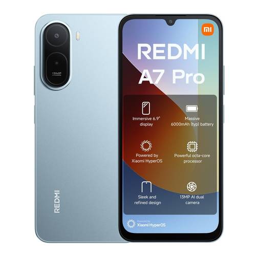 شاومي - Redmi A7 Pro, بسعة 64 جيجا, الرام 4+4 , 4 جي ازرق
