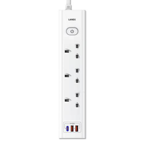 توصيلة بطول مترين ومنفذين USB ومنفذ PD من شركة LANEX