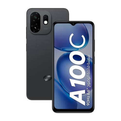 جوال ايتل A100C ذاكرة 64/6GB (رام بسعة 2+4) اسود