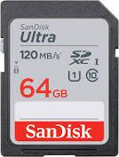 SanDisk 64GB Ultra SDXC UHS-I Memory Card - 120MB/s