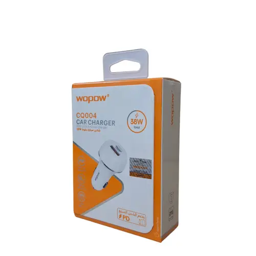 ولاعه سيارة من شركة ووبو wopow بمنفذين PD-USB   