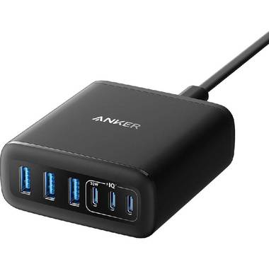 أنكر - منصة شحن مكتبي 6 منافذ 112 واط Anker Fast Desktop Charger