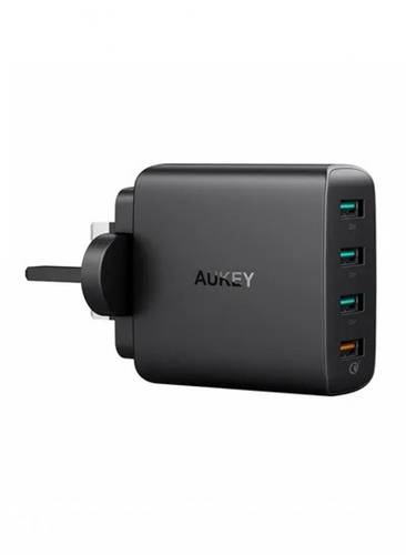 شاحن منزلي بأربعة منافذ من AUKEY