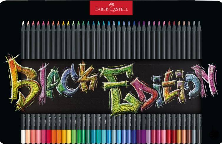 أقلام تلوين خشبية 36 لون Black Edition 