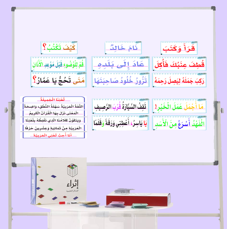 بطاقات رحلة قراءة الجمل  - كبير