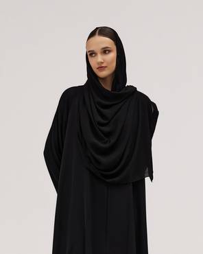 عباية سادة سوداء