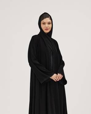 عباية باربي كلوش باللون الأسود