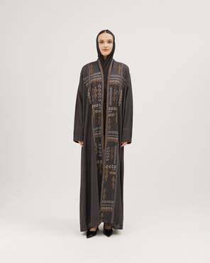 عبايات لينن مطرزة