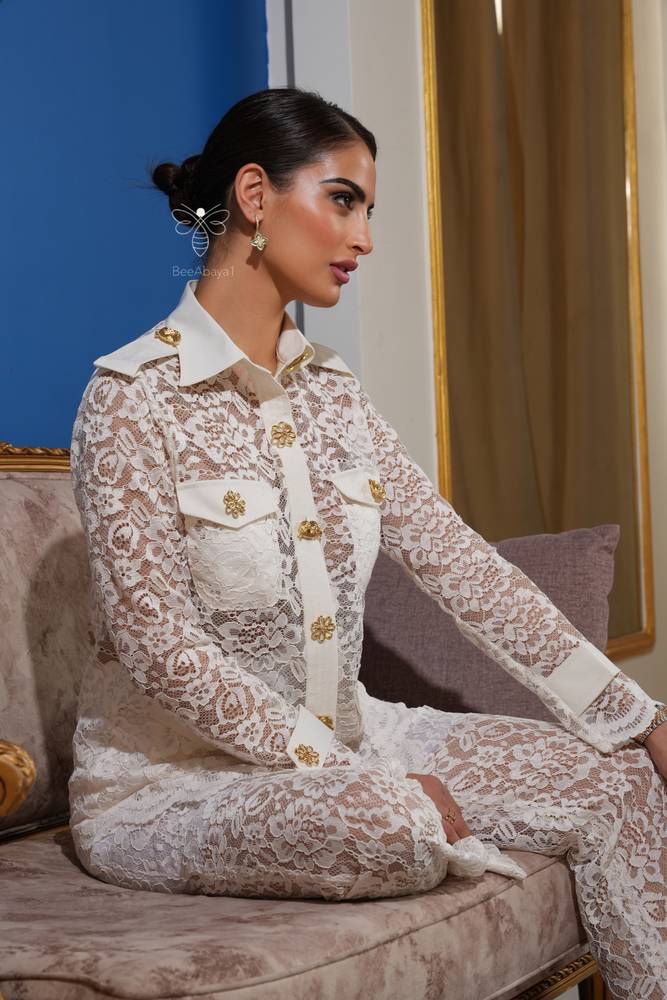 White Dantel Set