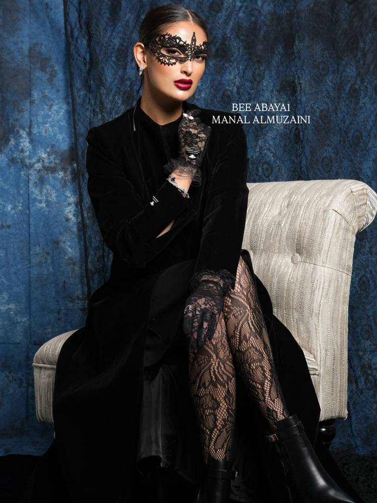 Black on black