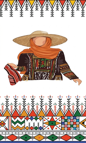 الزي و القط العسيري