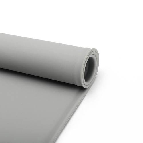 Rubber mat for food plates