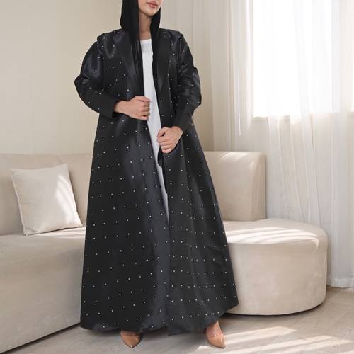 عبايه اسود بكرستال 