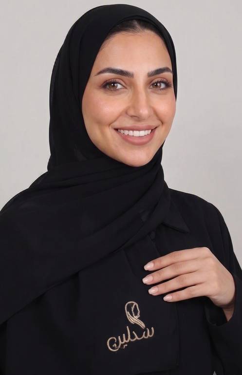 طرحة سادة بتوقيع خاص (سدلين)