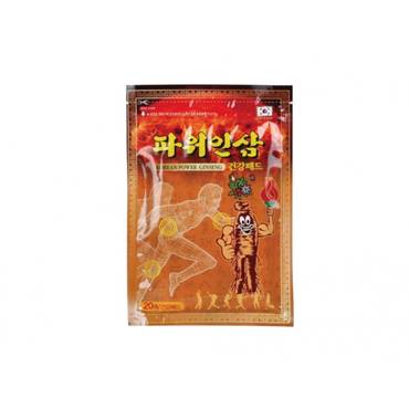 POWER GINSENG PAD 20 sheets