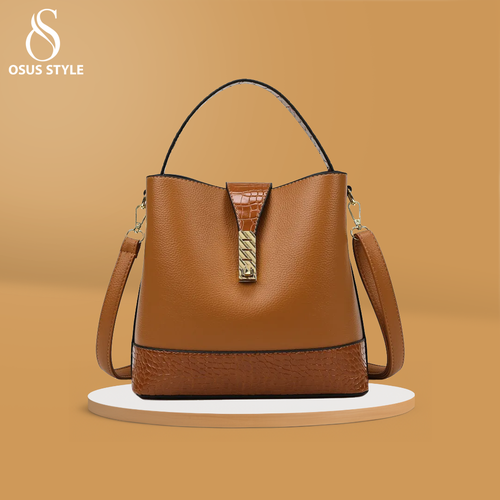 حقيبة نسائية متوسطة الحجم من الجلد CROSSBODY