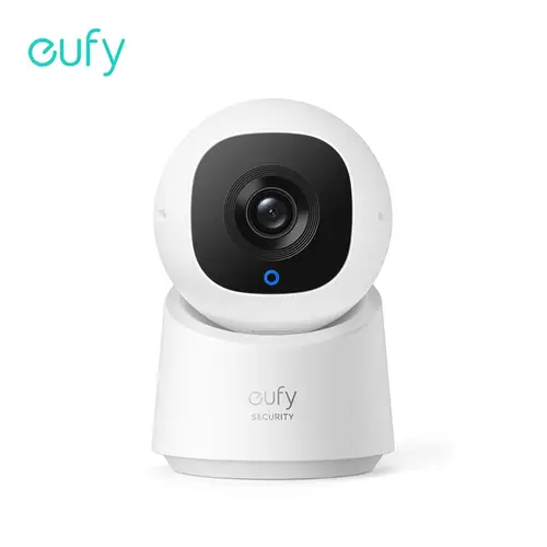 كاميرا eufy Security الداخلية بدقة C220 2K مع 360 درجة °   كاميرا PTZ للأمن الداخلي مع واي فاي بشري