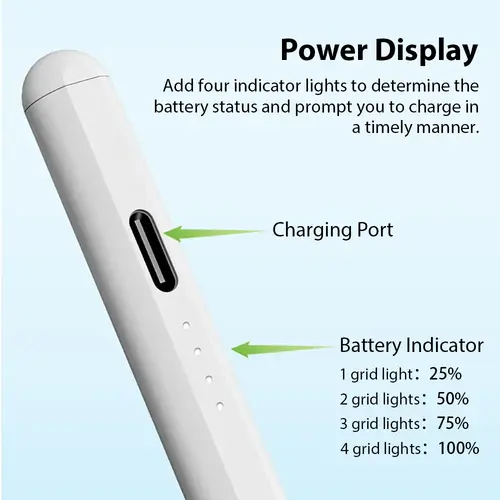 قلم رصاص لأجهزة Apple لجهاز iPad A16 Air 11 5 4 Pro 11th 13 12.9 M4 M3 M2 أقلام 10 9 10th 9th Generation Mini 7 6 2025 قلم لمس
