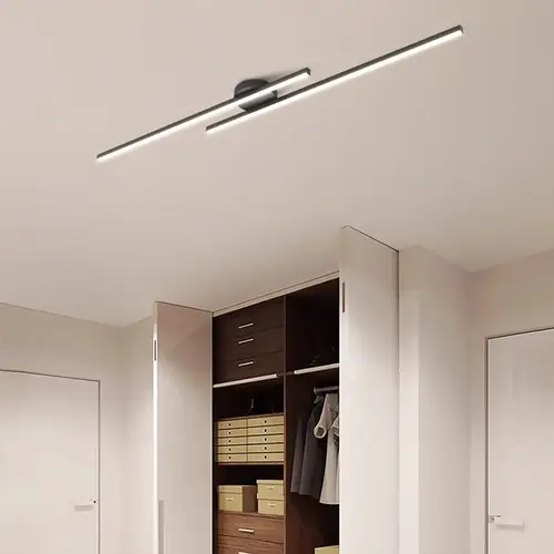 طويل الألومنيوم LED ضوء السقف الحديثة التصميم الإبداعي مصباح السقف تركيبة إضاءة داخلية المدخل شرفة الممر مكتب بريق