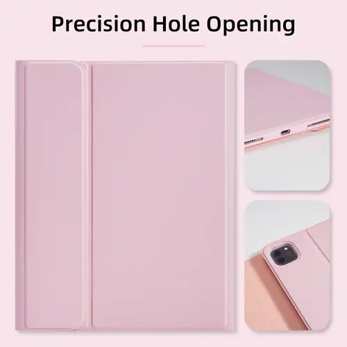 حافظة لوحة مفاتيح iPad لجهاز iPad 2024 iPad Air 11-in 13-in M2 Pro 11-in 13-in M4 Pro 11 12.9 10.2 9/8/7th 10.5 9.7 Air 3 2
