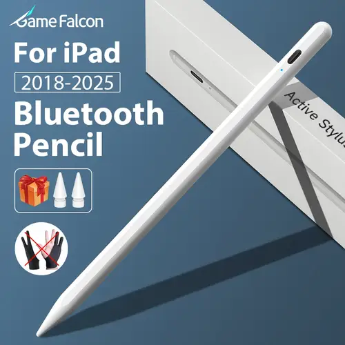 قلم أبل لجهاز Ipad Pro 13 11 12.9 M4 2024 Air 4 5 قلم لـ Ipad 9 8th 9th 10th Gen Mini 6 10.2 أقلام تعمل باللمس بلوتوث