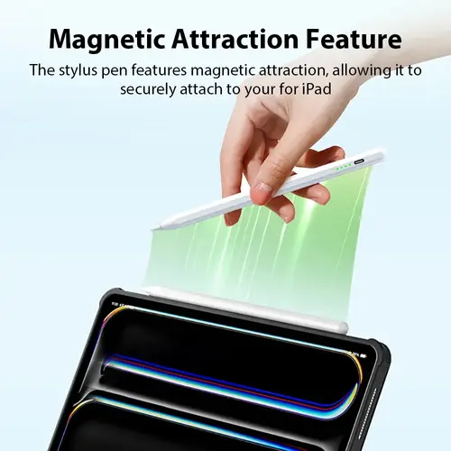 قلم رصاص لأجهزة Apple لجهاز iPad A16 Air 11 5 4 Pro 11th 13 12.9 M4 M3 M2 أقلام 10 9 10th 9th Generation Mini 7 6 2025 قلم لمس