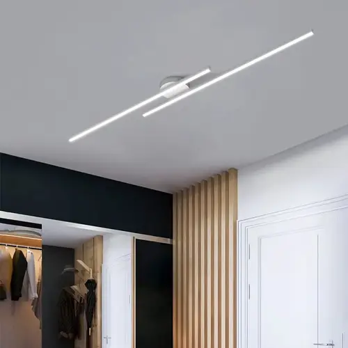 طويل الألومنيوم LED ضوء السقف الحديثة التصميم الإبداعي مصباح السقف تركيبة إضاءة داخلية المدخل شرفة الممر مكتب بريق